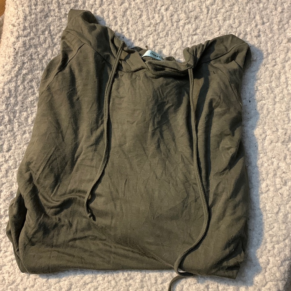 Women’s green hoodie